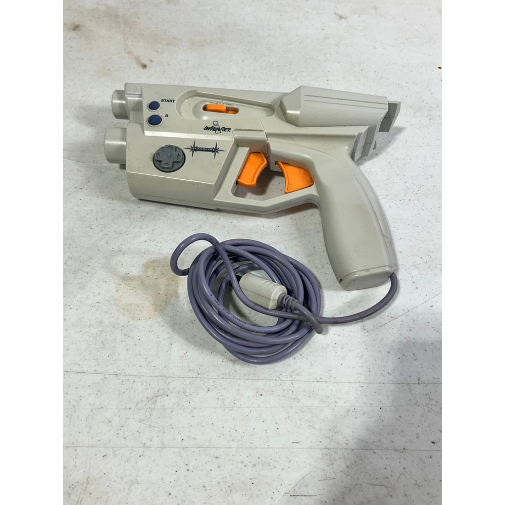 InterAct StarFire Light Blaster Gun for Nintendo‎ 64 N64 Gray Orange SV-333A